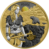 2024 5 Mark Valkyries: Solveig Valhalla Germania Mint 1oz Silver Coin