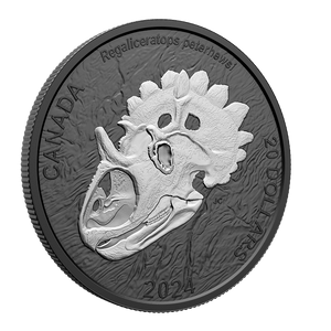 2024 Canada $20 Silver Discovering Dinosaurs: Royal Horned Face Coin