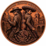 Mexico Libertad Mark of the Mariachi 5oz Copper Medal