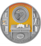 2025 Stanisław Lem – Star Diaries 2000 Francs 200g Silver Coin