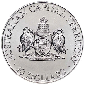 Australia 1993 $10 ACT Silver Uncirculated Coin