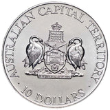 Australia 1993 $10 ACT Silver Uncirculated Coin