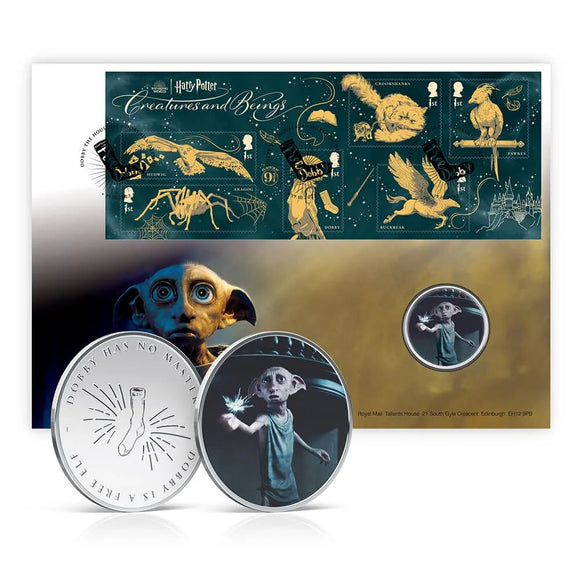 2023 Harry Potter Limited Edition Medal Cover Dobby the House-Elf