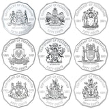 2001 Centenary of Federation 20 Coin Set in Folder