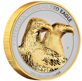 Wedge Tailed Eagle 2026 2oz Silver Enhanced Reverse Proof Ultra High Rrelief Gilded Coin