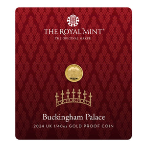 Buckingham Palace 2024 UK 1/40oz Gold Proof Coin