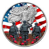 2026 1oz Silver Eagle – Memorial Day Limited Edition Coloured Coin