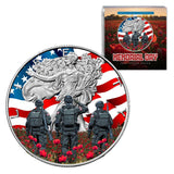 2026 1oz Silver Eagle – Memorial Day Limited Edition Coloured Coin