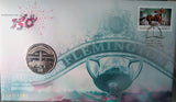 2010 Melbourne Cup 150 Years Impressions Gold Foiled Overprint 50c PNC