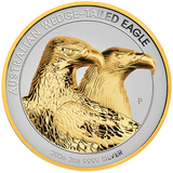 Wedge Tailed Eagle 2026 2oz Silver Enhanced Reverse Proof Ultra High Rrelief Gilded Coin
