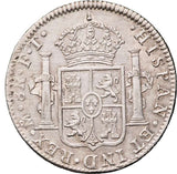 1801 Mexico 8 Reales Pillar Dollar VF (Cleaned)