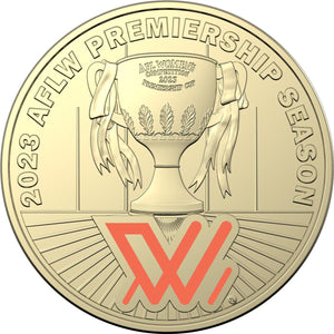 2023 AFL Women's Limited-Edition Coloured $1 UNC