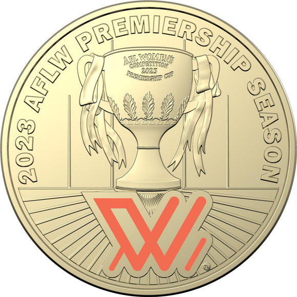 2023 AFL Women's Limited-Edition Coloured $1 UNC