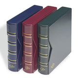 Coin Album NUMIS, Classic Design with slipcase includes 5 Different Pockets, Blue
