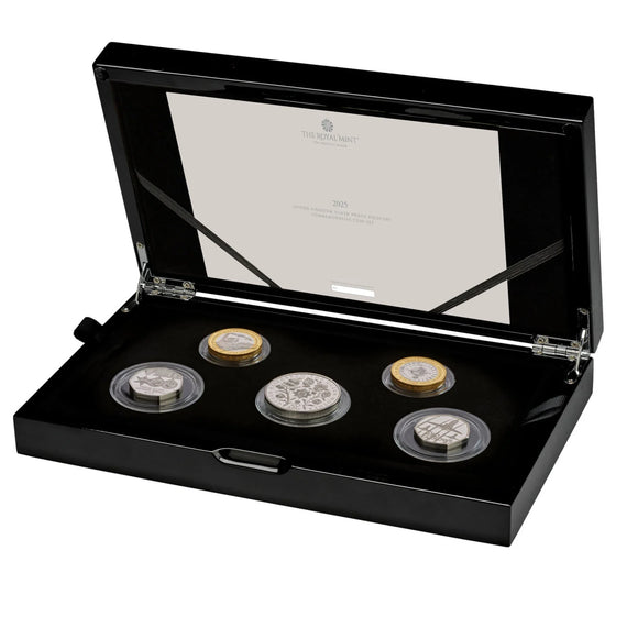 The 2025 United Kingdom Silver Proof Piedfort Commemorative Coin Set