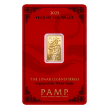 2025 PAMP Gold Lunar Snake Minted Bar 5g