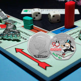 90 Years of Monopoly - Pass Go 2025 Silver Plated BU Coin