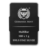 Germania Mint Silver MultiBar 100 x 1g