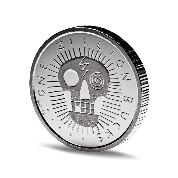 Hobart Mint One Zillion Bucks 1oz Silver Signed Limited Edition of