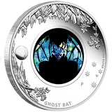 2015 $1 Australian Opal The Ghost Bat 1oz Silver Proof Coin
