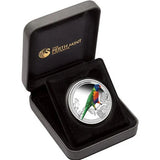 2013 50c Birds of Australia Rainbow Lorikeet 1/2oz Silver Coloured Proof Coin