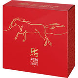 2026 $5 1oz Fine Silver Proof Domed Coin Lunar Year Of The Horse