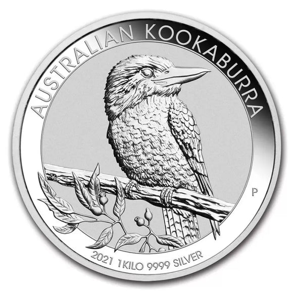 2021 Perth Mint Kookaburra Silver 1 Kilo Coin