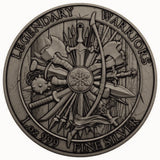 Legendary Warriors - Achilles 1oz Antiqued Coloured Silver Coin