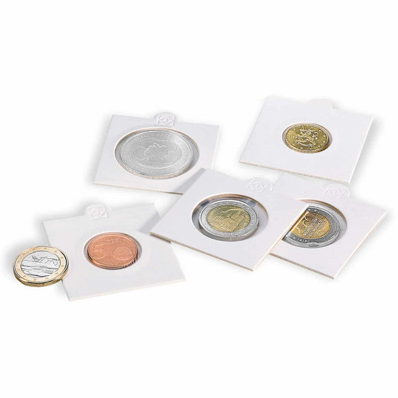Lighthouse 2x2 Self Adhesive Coin Holders (100) 39.5mm