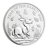 GB 2023 Lunar Year of the Rabbit 5 Pound Brilliant Uncirculated Coin