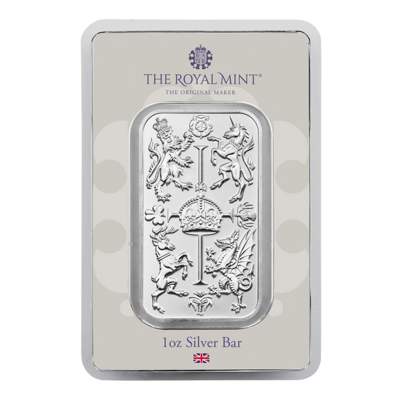 The Royal Celebration 1oz Silver Bullion Minted Bar