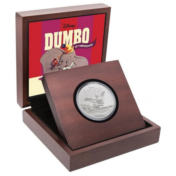 2016 Disney Classics 75th Anniversary of Dumbo 1oz Silver Proof Coin