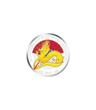 2012 $2 Yellow Lunar Year of the Dragon 1oz Silver Coin