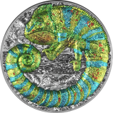 Representatives of the Species: Germania Mint 2023 – Chameleon 2oz Silver HR Coin