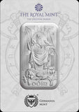 Royal UK Mint Odin 10oz Silver Minted Bar