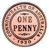 2005 $1 1930 Penny 75th Anniversary Copper Plated 1oz Silver Proof Coin