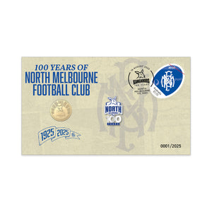2025 $1 100 Years North Melbourne Football Club PIN and PNC