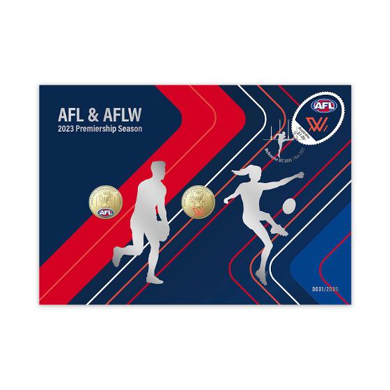 2023 AFL & AFLW Limited-Edition Coloured $1 PNC