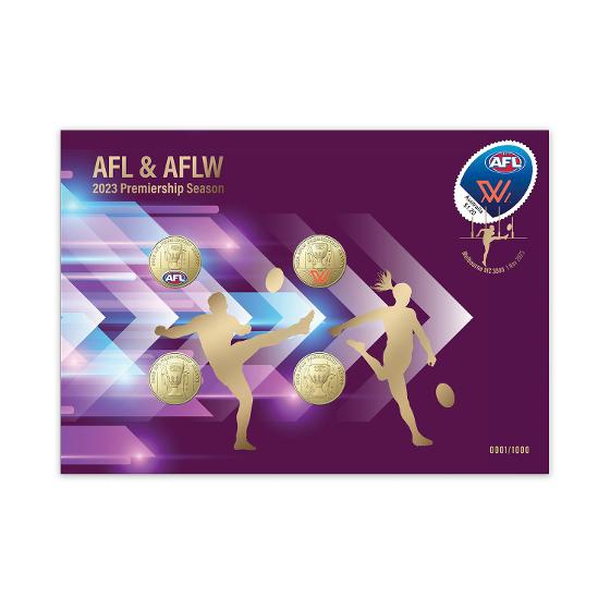 2023 AFL & AFLW Four-Coin Limited-Edition PNC