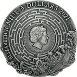 2021 $5 Daedalus and Icarus 2oz Silver Coin