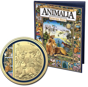 2021 20c 35th Anniversary of Animalia Gold Plated Deluxe Book