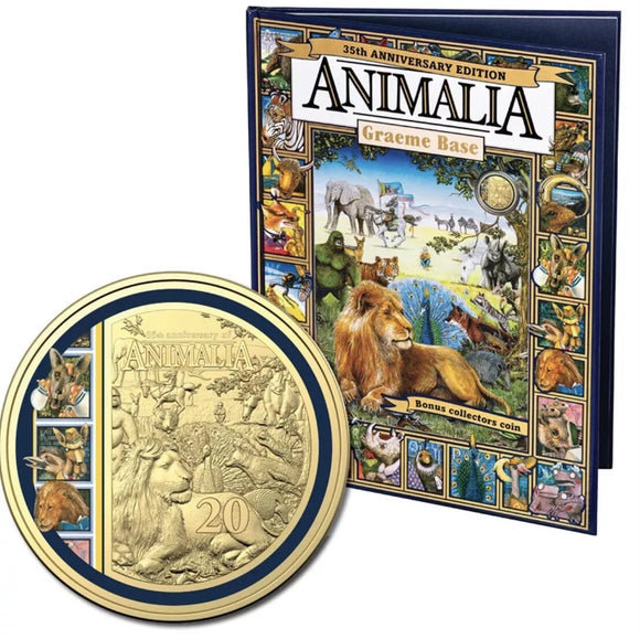2021 20c 35th Anniversary of Animalia Gold Plated Deluxe Book