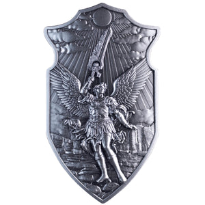 2025 South Korea The Shield of St. Uriel 2 oz Silver Shaped Stacker