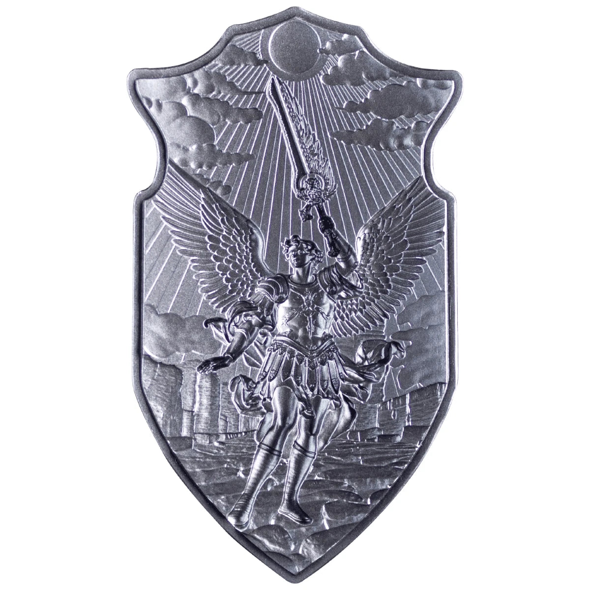 2025 South Korea The Shield of St. Uriel 2 oz Silver Shaped