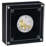 2022 Year of the Tiger 1oz Silver Gilded Coin