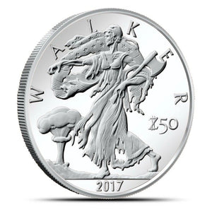2017 Walker Zombucks Apocalypse 1oz Silver Round