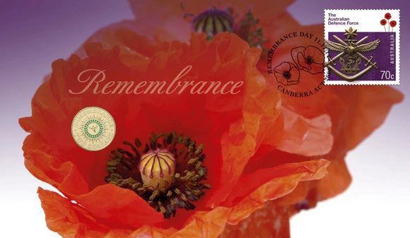 Australia 2014 Remembrance Day Green Dove $2 PNC