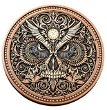 Optical Fusions Owmori Colorized Minted 1 oz Copper Round