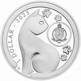 2025 Cat Breeds Egyptian Mau Proof 1 oz Silver Coin