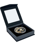 2025 $1 Honey Bee 1oz Gold Plated Silver Black Proof Coin